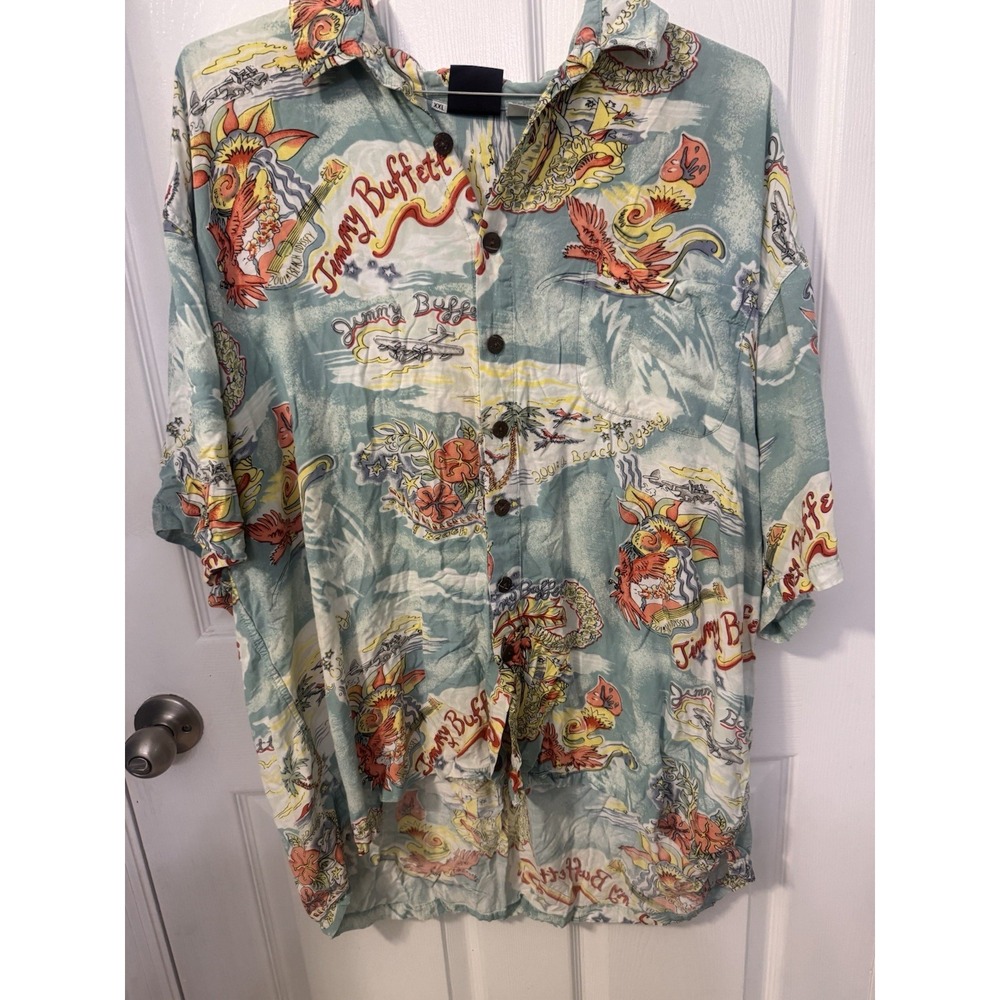 Jimmy Buffett "A Beach Odyssey" 2001 Concert Tour Shirt Grant Brand Vintage XXL